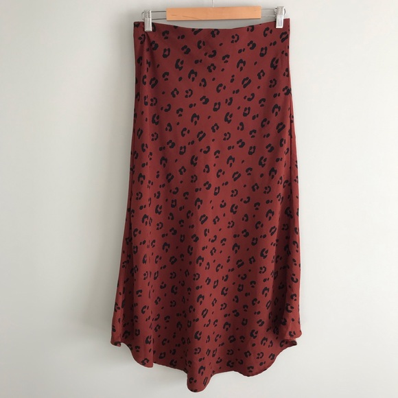 ED•IT•ED Animal Print Long Maxi Skirt - Picture 6 of 9